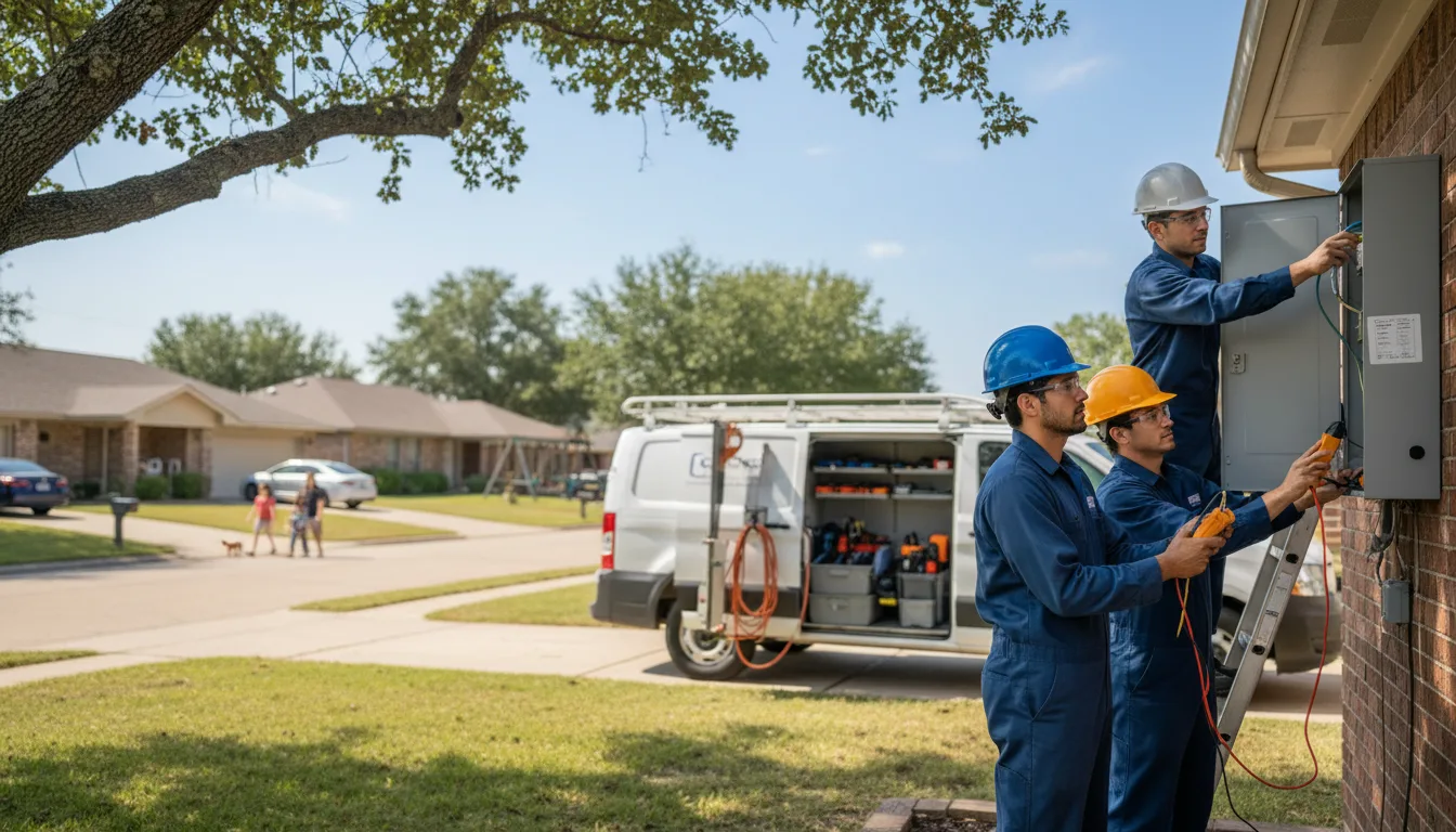 Certified electrician providing emergency electrical services in White Mills, PA